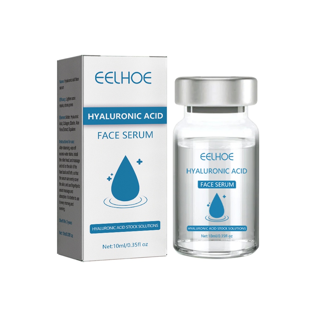 Serum mặt EELHOE chứa axit hyaluronic, dưỡng ẩm, sửa chữa và làm sáng các vết mụn, chăm sóc trắng da