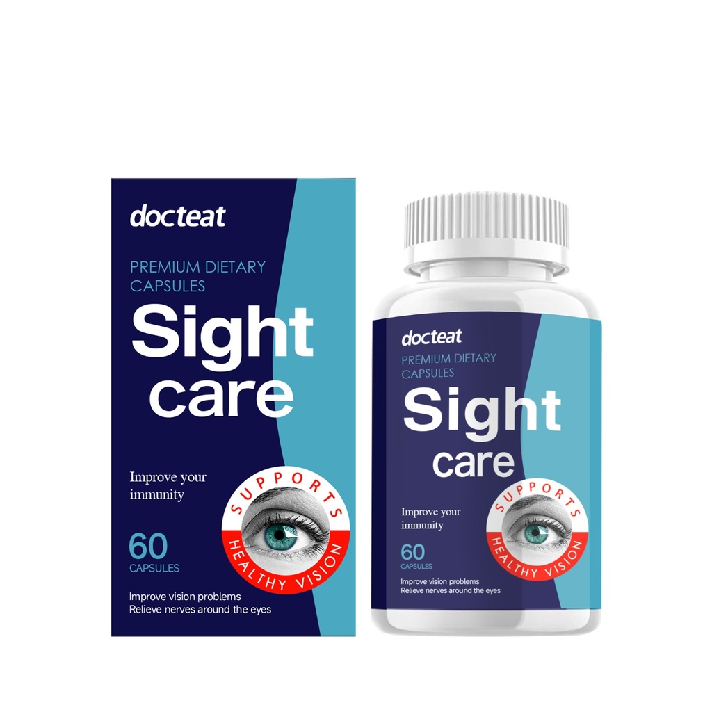 Viên nang chăm sóc mắt Docteat giảm đỏ, khô, cung cấp độ ẩm nhẹ và sự thoải mái cho mắt hàng ngày