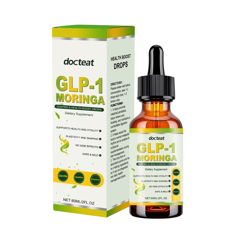 Giọt Moringa Docteat, chiết xuất công thức thuần khiết của essence Moringa để nâng cao chăm sóc cơ thể hàng ngày