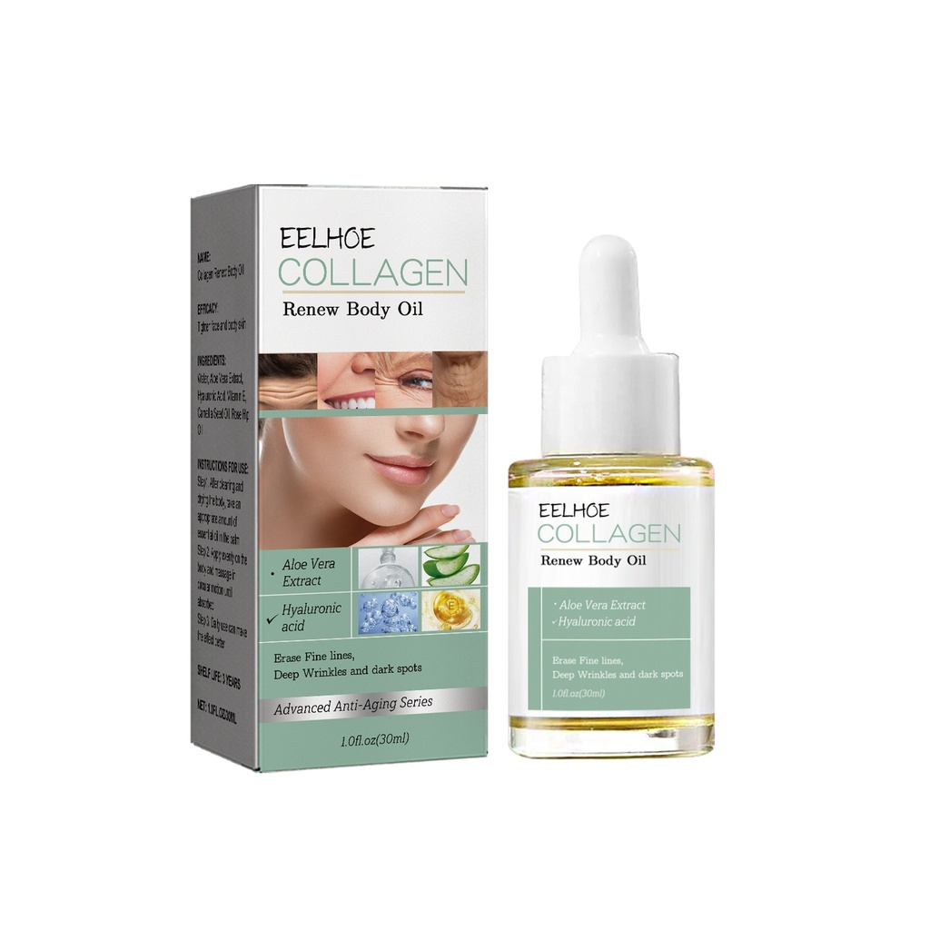 Dầu tinh chất Collagen Eelhoe, làm săn chắc da cơ thể, dầu làm thon gọn cánh tay, bụng và đùi