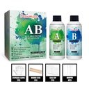 Bộ Epoxy Dowmoo, Goutte Tinh Thể Tự Làm Chất Kết Dính Có Độ Trong Suốt Cao Chịu Nhiệt Màu Vàng