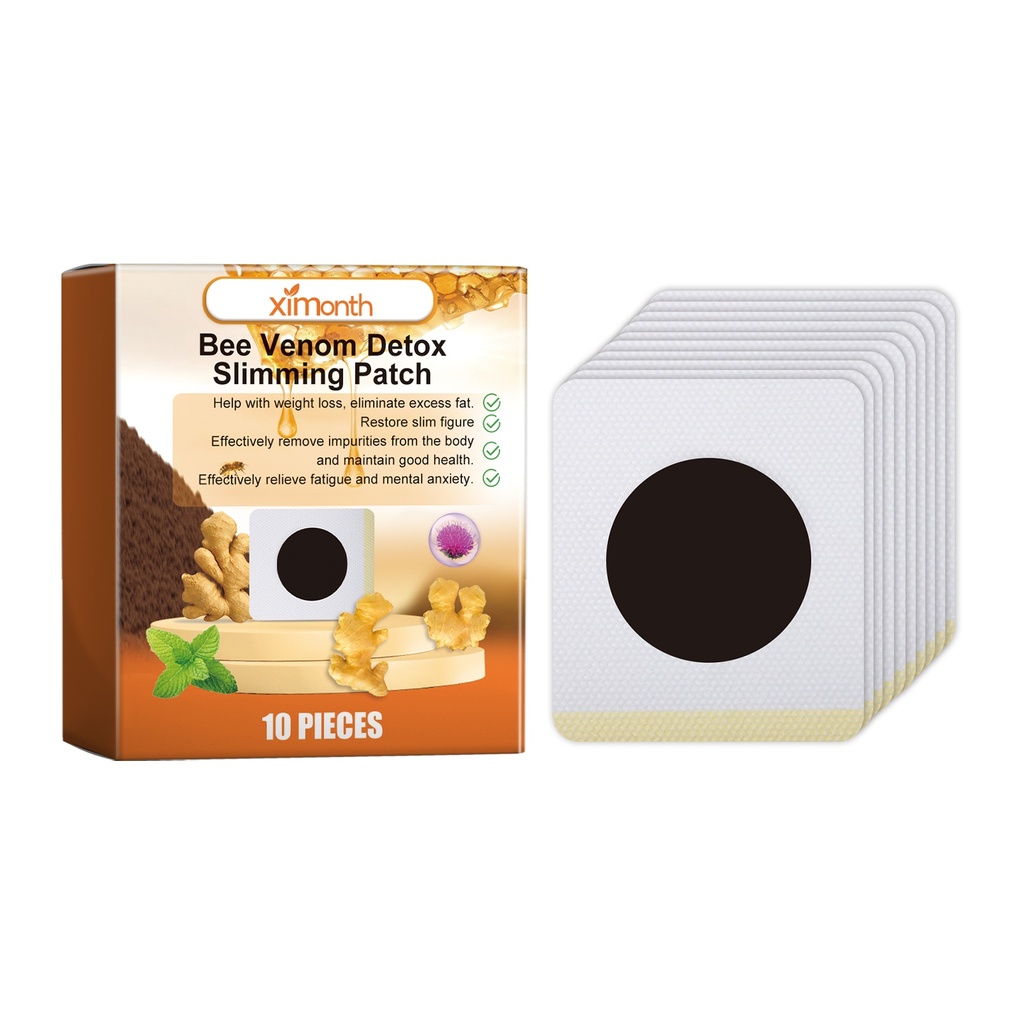 Miếng Dán Hình Nọc Ong Ximonth, Giúp Giảm Sưng Lymphatic và Siết Chặt Cơ Thể và Cánh Tay - Miếng Dán Rốn Thịt