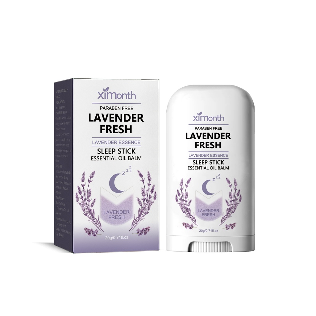 Ximonth Lavender Sleep Stick, Giảm Mệt Mỏi Cơ Thể Giúp Ngủ, Chăm Sóc Cơ Thể Hỗ Trợ Giấc Ngủ