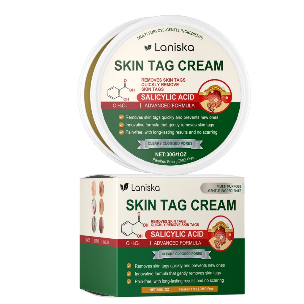 Kem chăm sóc da salicylate Laniska Keyu Dưỡng trắng và làm sạch hàng ngày Kem dưỡng da toàn thân