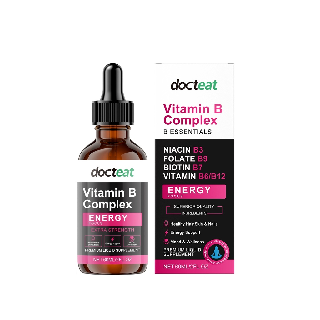Giọt bổ sung phức hợp vitamin B Docteat Công thức nhẹ nhàng chăm sóc cơ thể dinh dưỡng