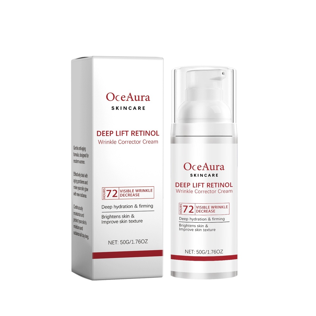 Kem dưỡng ẩm OceAura Retinol nhẹ nhàng cung cấp độ ẩm, nuôi dưỡng và chăm sóc làn da