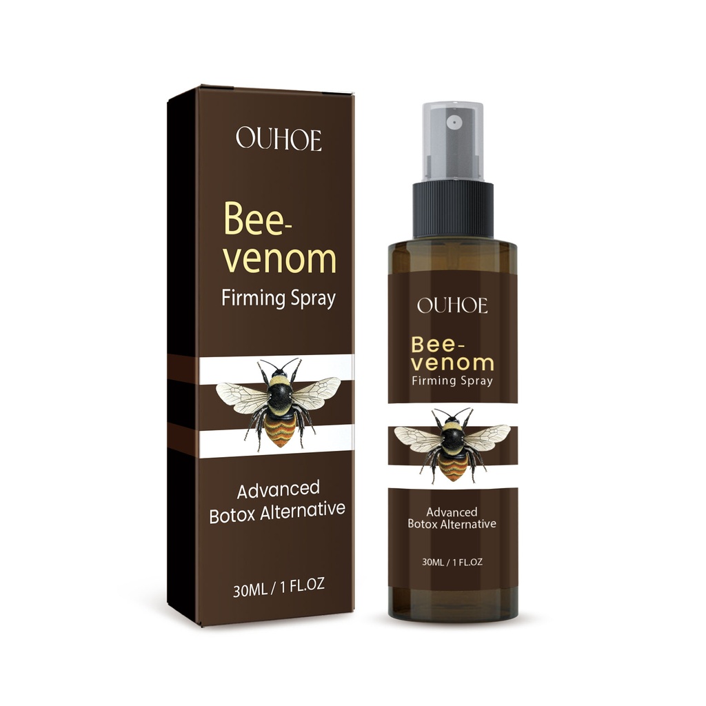 Xịt cố định mặt OUHOE Bee-Venom làm giảm nếp nhăn và cung cấp độ ẩm, điều trị ẩm và làm săn chắc
