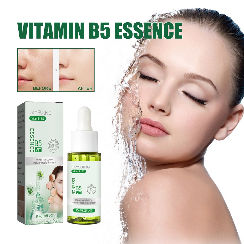 Serum Vitamin B5 Jaysuing, Trẻ Hóa Da, Sửa Chữa Da, Làm Dịu, Cấp Ẩm, Thu Nhỏ Lỗ Chân Lông