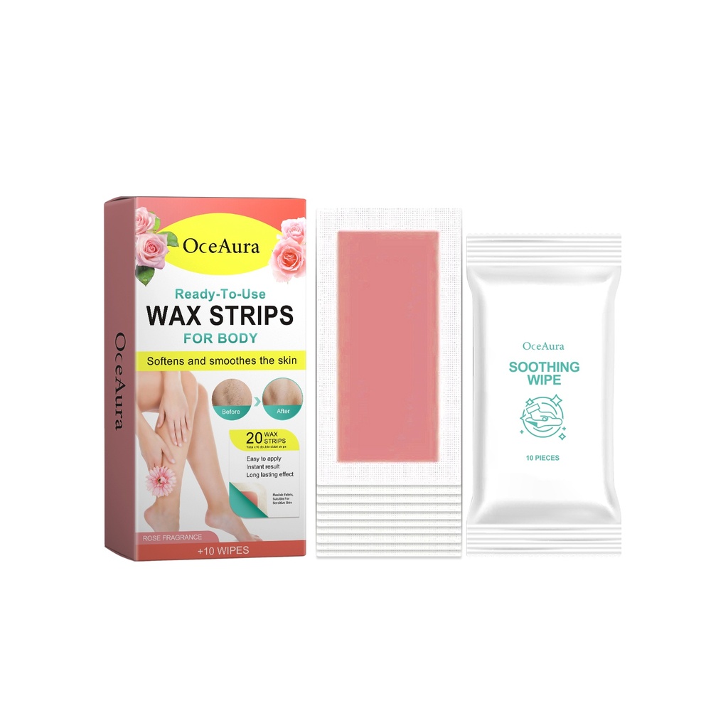 OceAura Băng Cấy Wax Cho Cơ Thể, Bánh Răng Êm Dịu Không Có Vết Đen Tẩy Lông