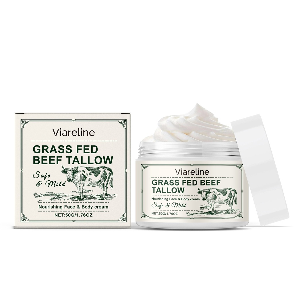 Viareline Tallow Facial Moisturizer Cung Cấp Độ Ẩm, Dưỡng Ẩm Sâu Và Làm Dịu Da Khô