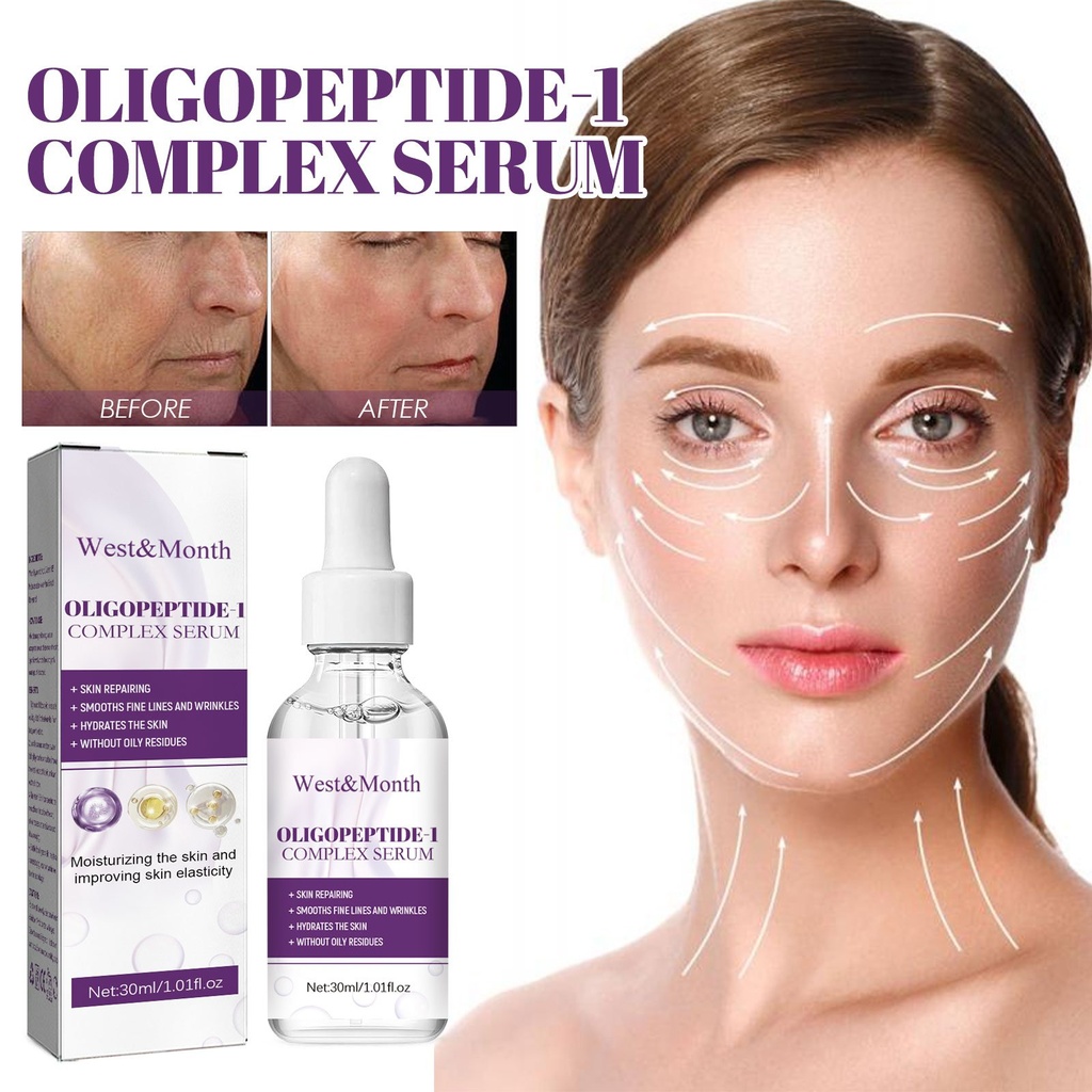 Serum phức hợp Oligopeptide-1 West&Month, Làm sáng các nếp nhăn trên mặt, Cung cấp độ ẩm và làm săn chắc da