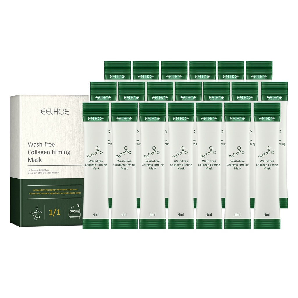 Mặt Nạ Đóng Băng Ban Đêm EELHOE, Mặt Nạ Dưỡng Ẩm, Cải Thiện Da Căng Bóng, Giảm Nếp Nhăn và Kem Dưỡng Ẩm Ban Đêm