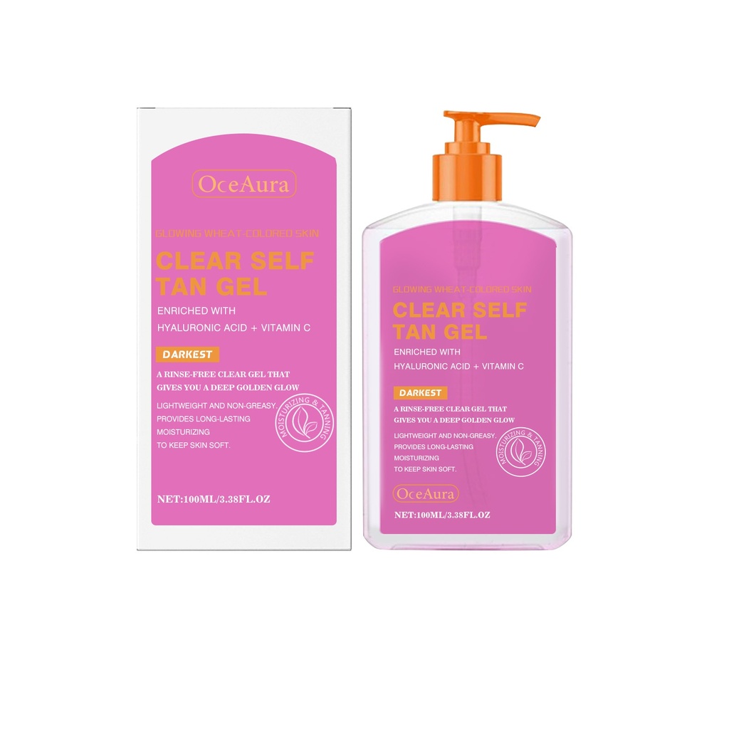 Gel Dưỡng Ẩm Tắm Nắng OceAura Dành Cho Tắm Nắng Ngoài Trời, Nâu Lúa, Gel Chăm Sóc Cơ Thể Dưỡng Ẩm