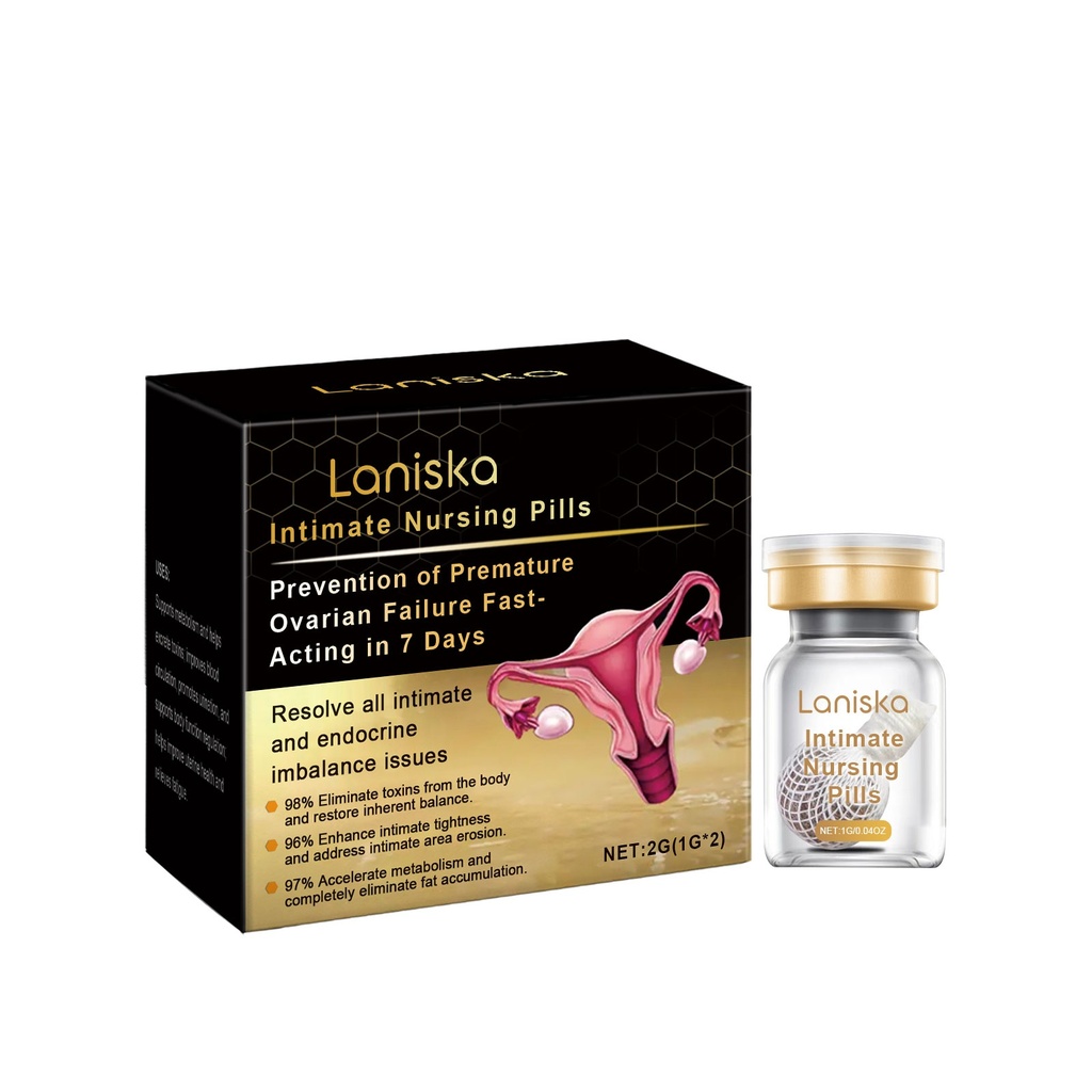 Viên uống chăm sóc phụ nữ Laniska Cải thiện tuần hoàn, Giảm khó chịu, Trẻ hóa phụ nữ và Duy trì sự thoải mái