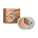 EELHOE Concealer ba màu, che khuyết điểm trên khuôn mặt, nếp nhăn, quầng thâm dưới mắt, tạo nên vẻ tự nhiên rõ ràng