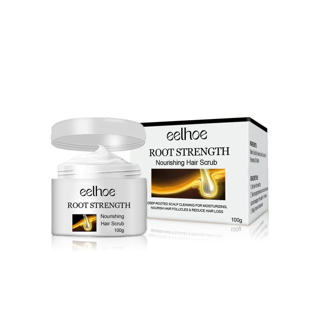 EELHOE Tẩy tế bào chết cho tóc, kiểm soát tóc đặc và dày, làm sạch da đầu sâu, gội đầu chống gàu