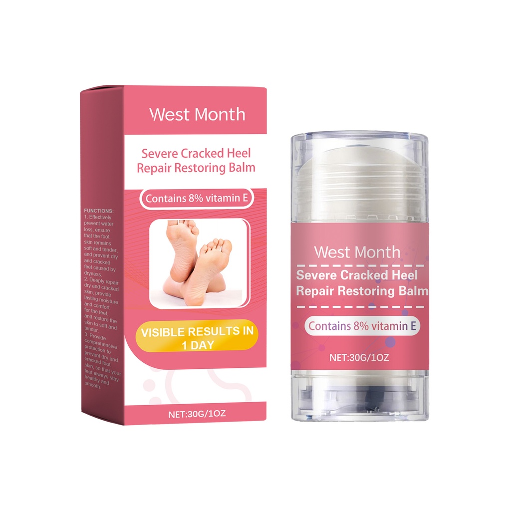 Bánh sửa gót chân West&Month, chăm sóc chân và cấp ẩm, làm mềm và ẩm ướt gót chân
