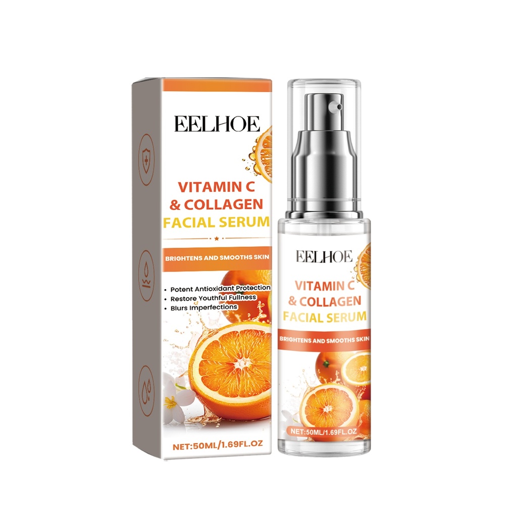 Eelhoe Tinh Chất Collagen Vitamin C, Cung Cấp Độ Ẩm và Làm Mịn Da Ngày và Đêm