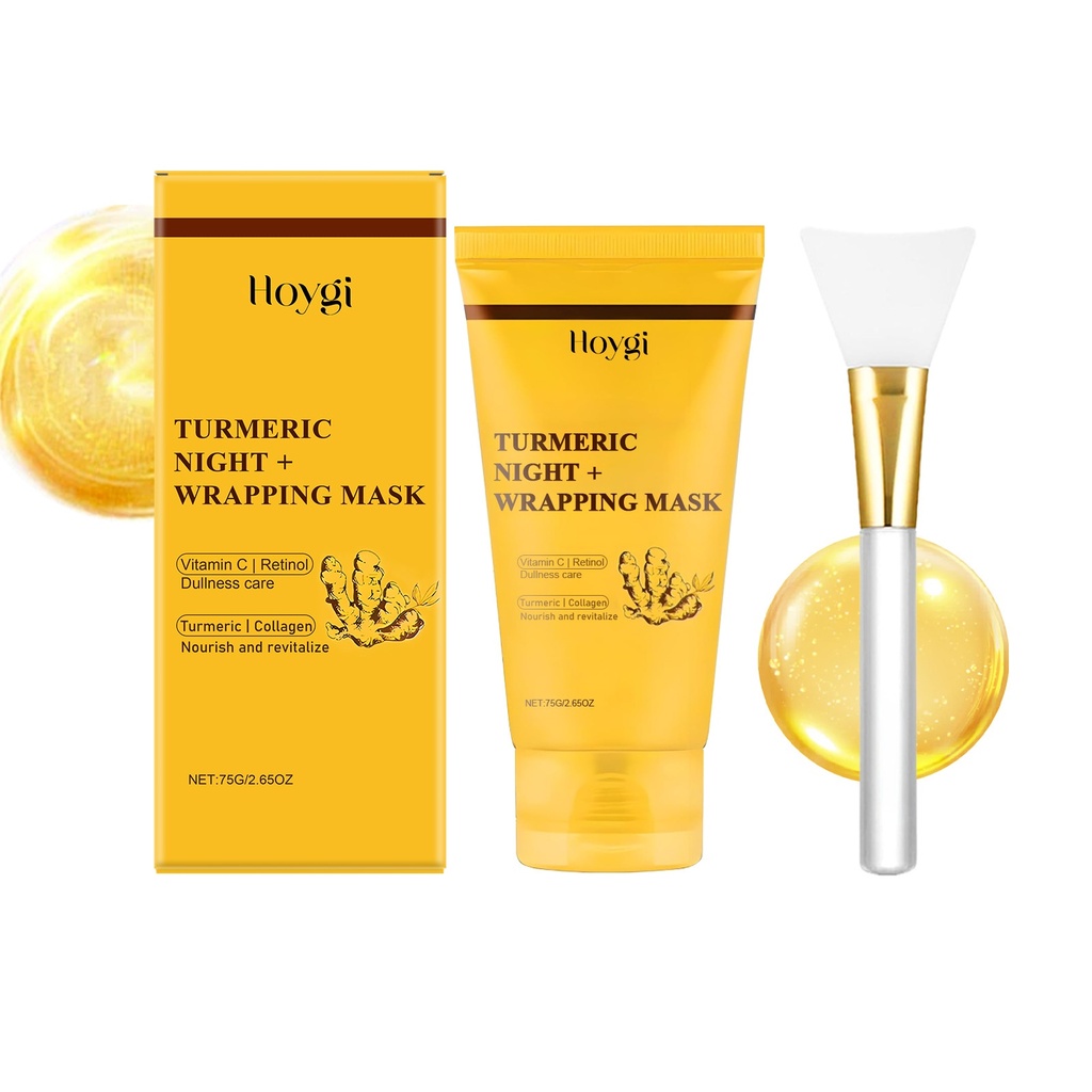 Mặt Nạ Peeling Collagen Nghệ Hoygi (Có Cây Cạo) Tẩy Tế Bào Chết Dịu Nhẹ, Dưỡng Ẩm, Cấp Ẩm và Kết Nối Làn Da