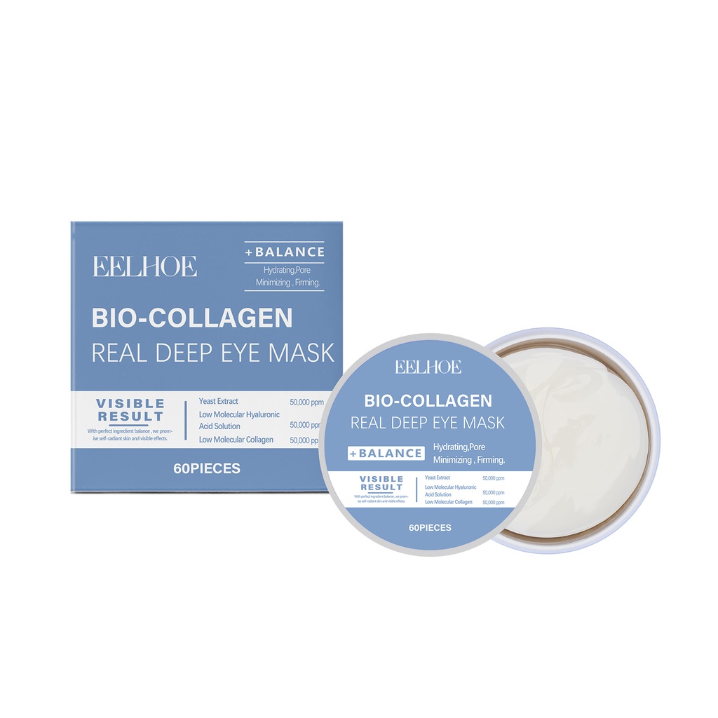 Mặt nạ mắt collagen EELHOE, miếng dán dưỡng ẩm và cấp nước chăm sóc da