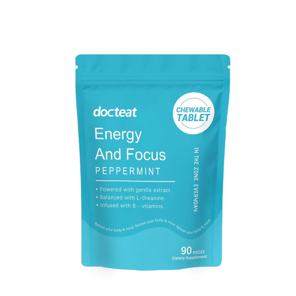 Viên ngậm Mint Docteat, Kẹo chứa các thành phần mint giúp thơm miệng, cung cấp năng lượng và phục hồi sức sống