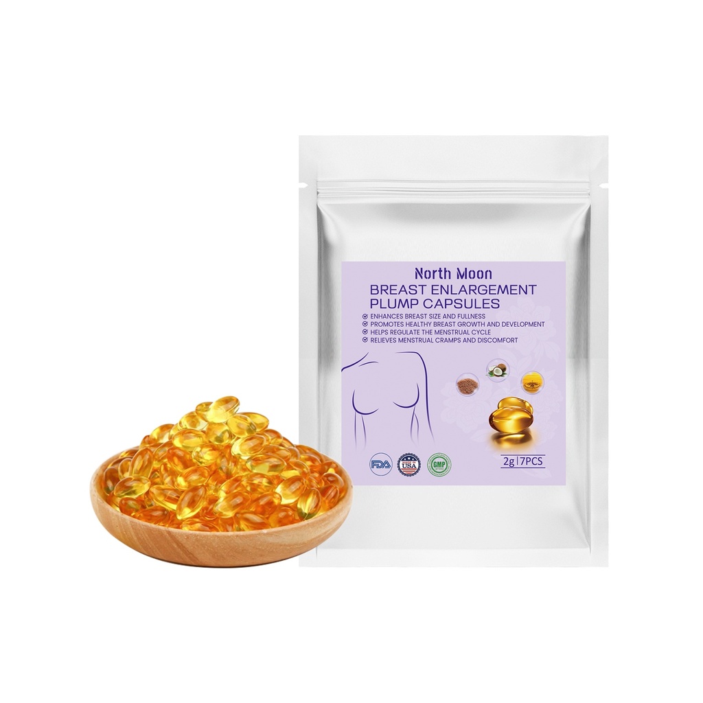 Viên Nâng Ngực Bắc Nguyệt Đầy Đặn, Cung Cấp Độ Ẩm Cho Ngực, Viên Nâng Ngực Chắc Chắn
