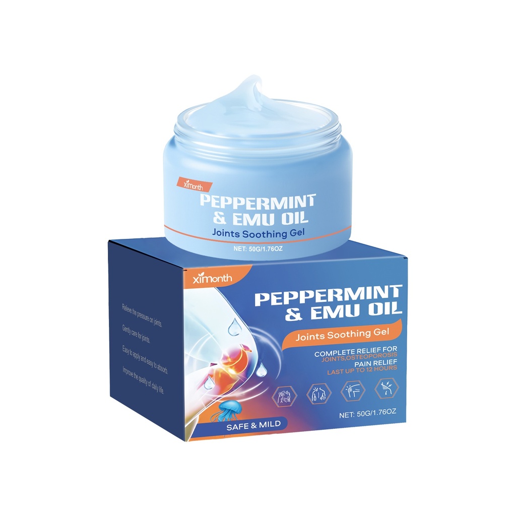 Gel làm dịu khớp Ximonth, nhẹ nhàng nuôi dưỡng các khớp của tay và chân và là một gel làm dịu cơ thể ngoài trời dễ mang theo