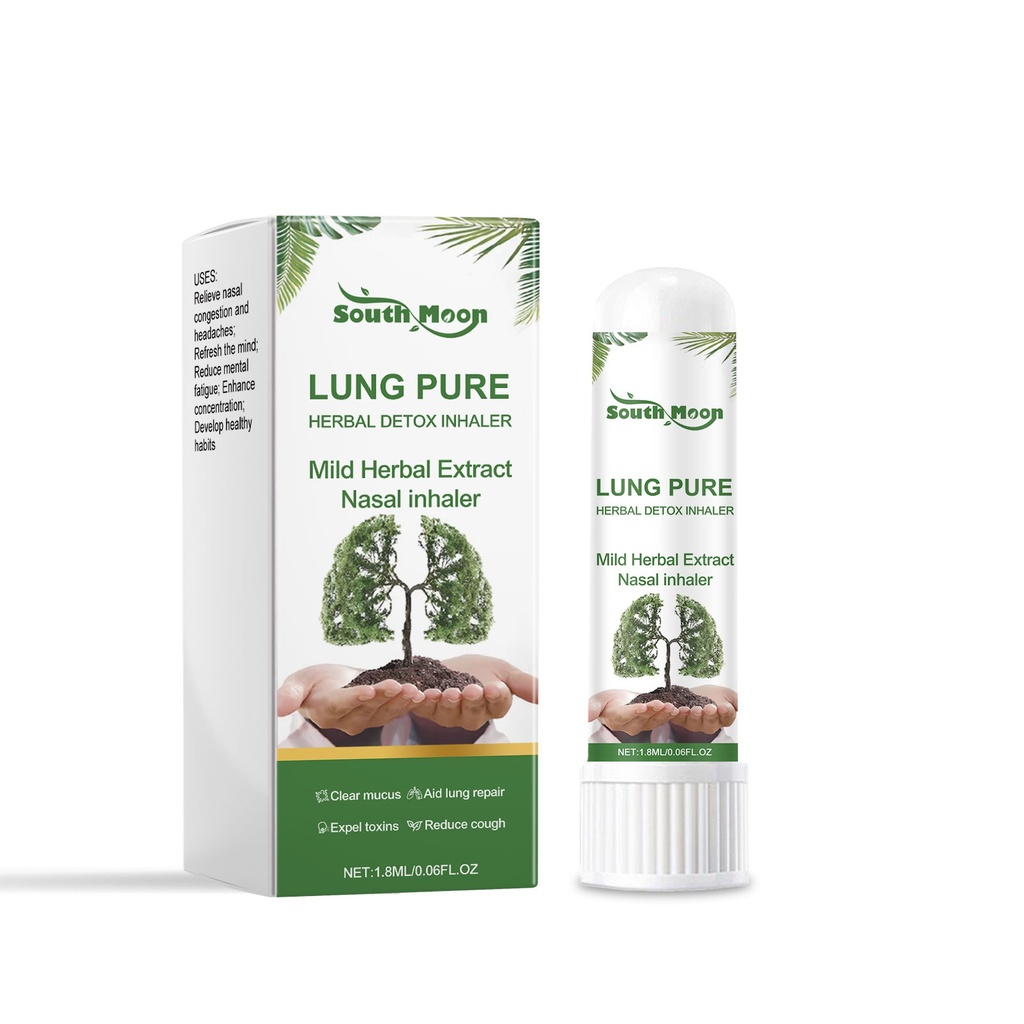 Inhaler mũi chăm sóc cơ thể thảo dược South Moon, nhẹ nhàng làm giảm sự khó chịu và làm sạch cơ thể bằng que chăm sóc tiện lợi