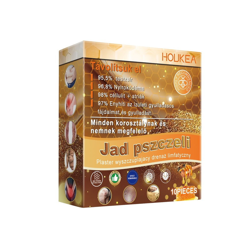 Miếng dán cơ thể nọc ong Houkea, nhẹ nhàng cấp ẩm và chăm sóc cơ thể