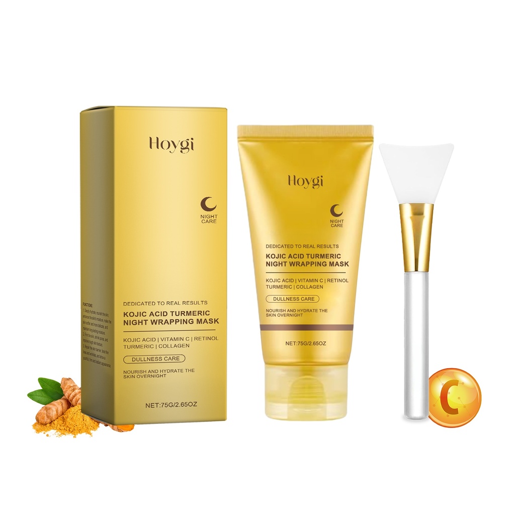 Mặt Nạ Peeling Collagen Nghệ Hoygi (Có Cây Cạo) Làm Sạch Mềm Mại, Cấp Ẩm, Dưỡng Ẩm và Làm Mịn Da Mặt