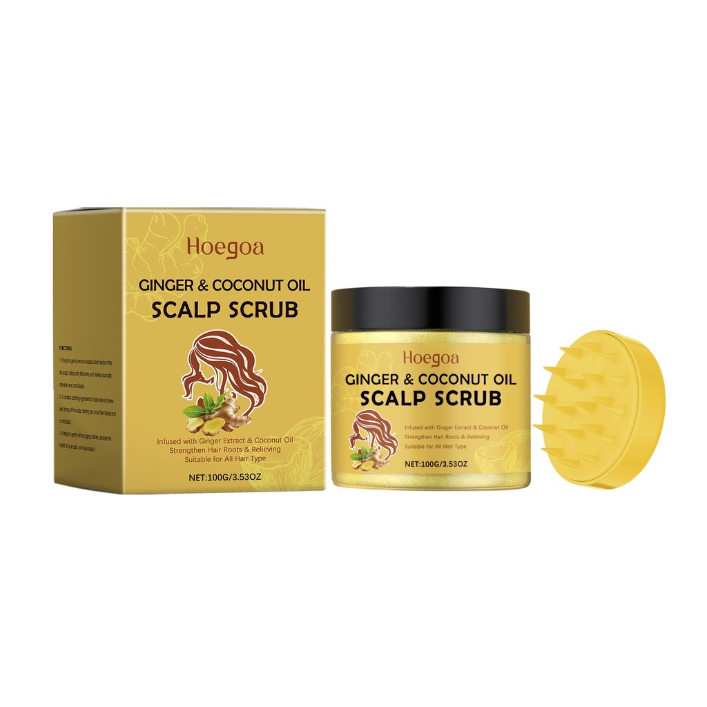 Tẩy Tế Bào Chết Da Đầu Hoegoa Làm Sạch Nhẹ Nhàng Kiểm Soát Dầu Bảo Vệ Chăm Sóc Tóc Tươi Mát