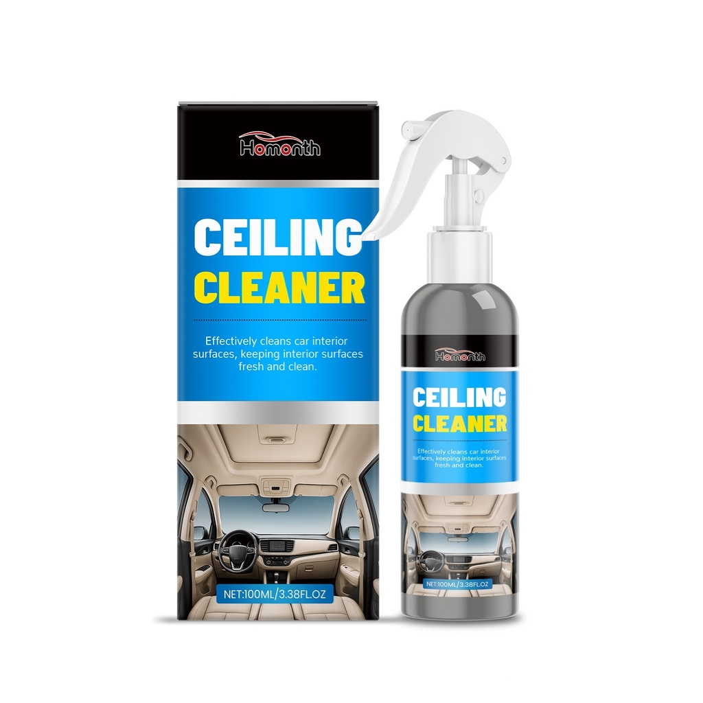 Vệ sinh nội thất ô tô Homonth, làm sạch nội thất ô tô, xịt làm sạch vải ghế mềm trong xe