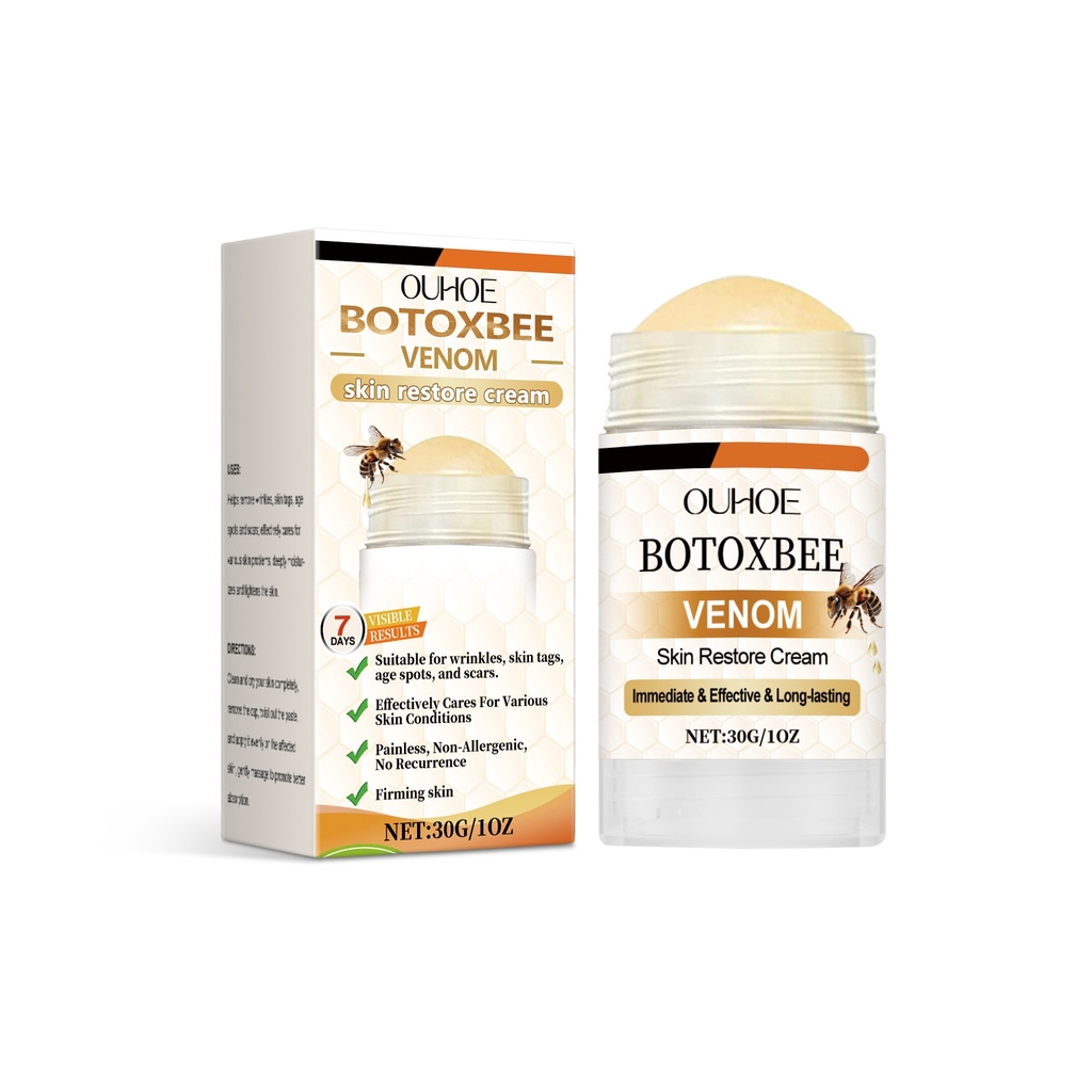 Que Lăn Chống Lão Hóa Nọc Ong OUHOE, Cung Cấp Độ Ẩm, Làm Chắc, Làm Sáng Da Và Cải Thiện Độ Đàn Hồi