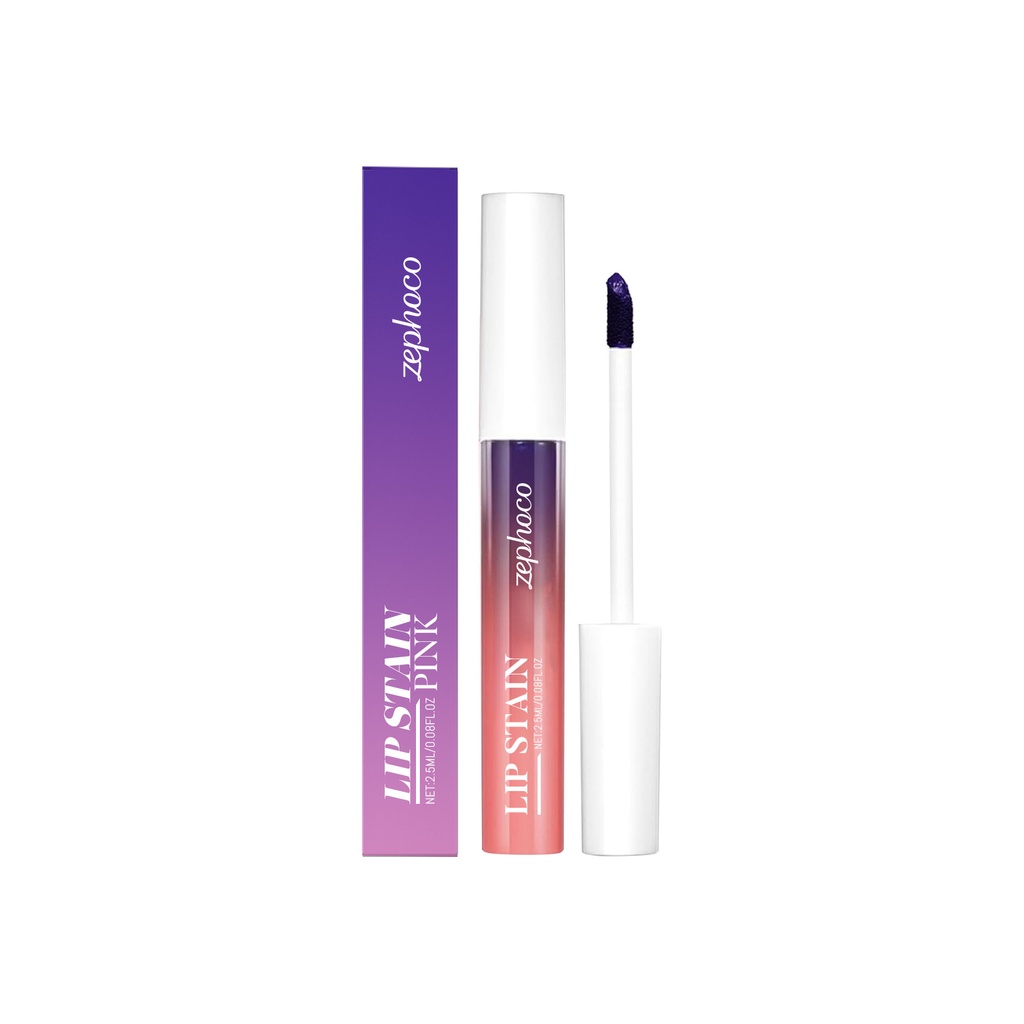 zephoco Matte Tear Lip Glaze Dưỡng Ẩm Mềm Mại Chăm Sóc Môi Tự Nhiên Giàu Màu Son Glaze