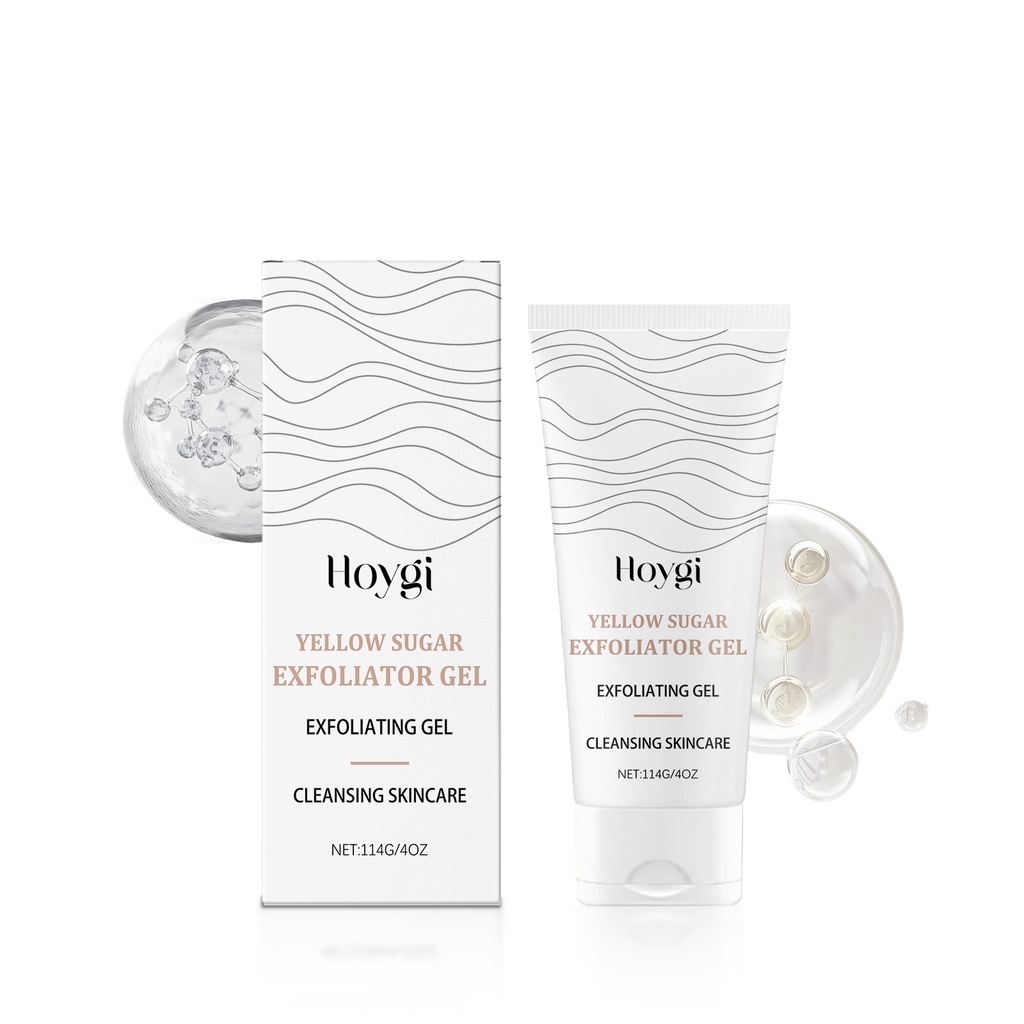 Gel Tẩy Tế Bào Chết Mềm Mại Hoygi, Làm Sạch Sâu, Cung Cấp Độ Ẩm, Làm Sáng Da và Làm Mềm Da Mặt và Cơ Thể