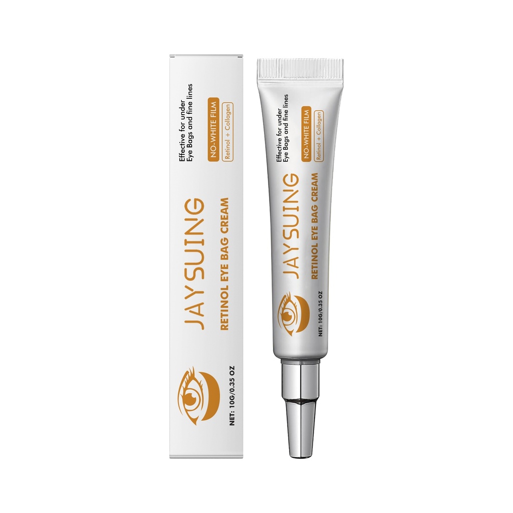 Kem dưỡng mắt retinol Jaysuing, cung cấp độ ẩm cho da quanh mắt, giữ cho chúng được cấp nước, làm sáng và tạo độ đàn hồi. Thoa kem dưỡng mắt này hàng ngày