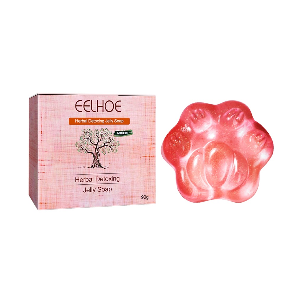 EELHOE Xà phòng thảo dược làm mỏng Jelly, Tinh chất thảo mộc làm sạch sâu, Cấp ẩm, Làm săn chắc và Giảm cân cho da