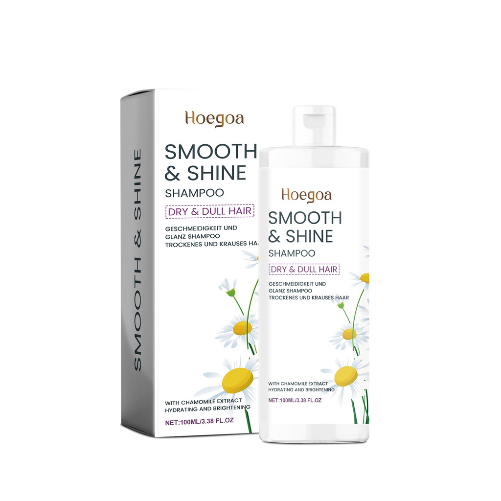 Dầu gội chăm sóc tóc hoa cúc Hoegoa - Dưỡng ẩm, phục hồi và cấp nước cho tóc, làm chắc khỏe và tăng độ bồng bềnh cho sợi tóc