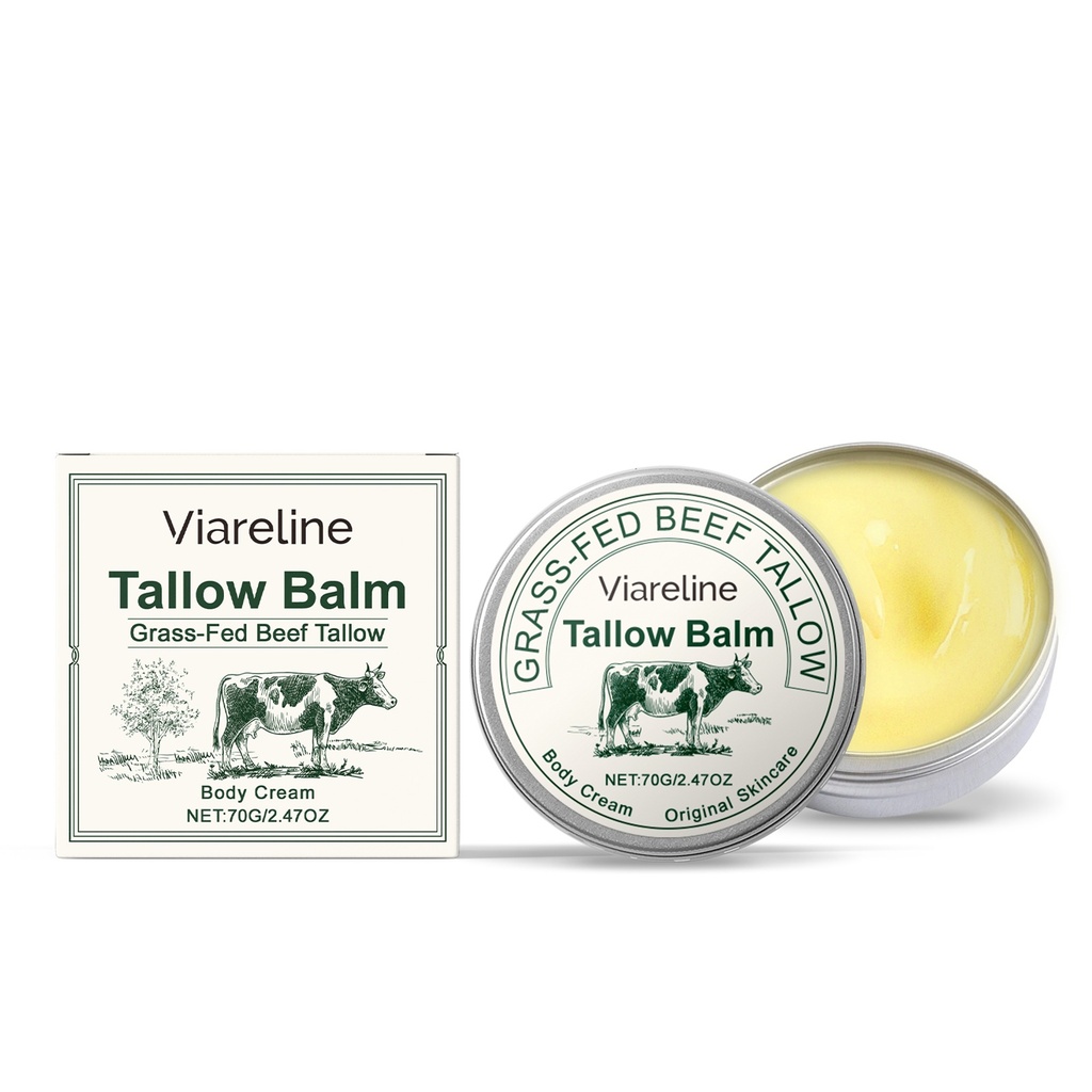 Viareline Tallow Body Moisturizer Dưỡng Ẩm Sâu Hàng Ngày, Nuôi Dưỡng Da Mềm Mại Và Mịn Màng Toàn Thân