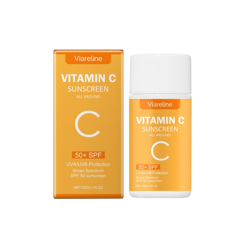 Kem bảo vệ Vitamin C Viareline Bảo vệ ngoài trời Bảo vệ da một cách tự nhiên Nhẹ, mát và không nặng