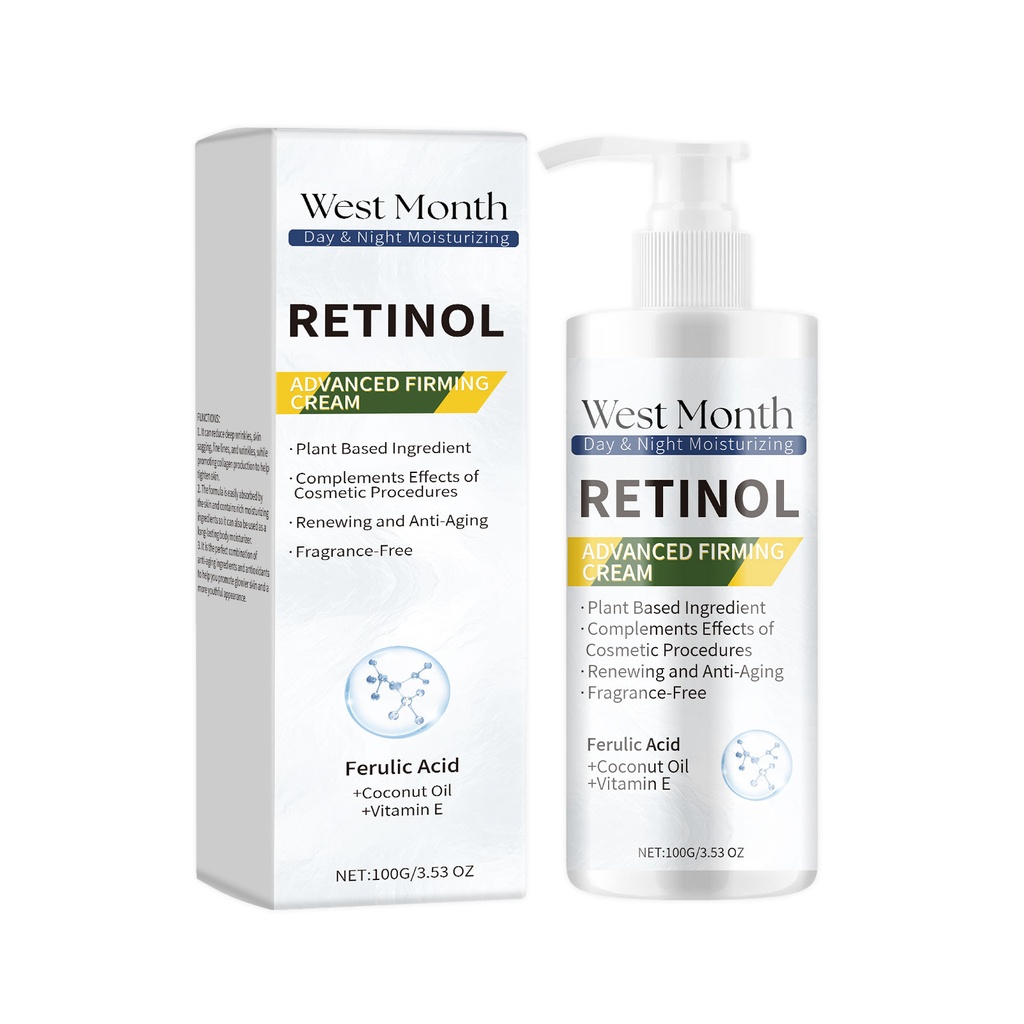 Kem Dưỡng Thể Firming West&Month Retinol, Kem Dưỡng Ẩm Dưỡng Da Cơ Thể
