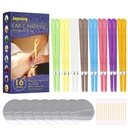 Bộ nến tai aromatherapy Jaysuing, bộ nến wax làm sạch tai, giảm căng thẳng với nến cắm