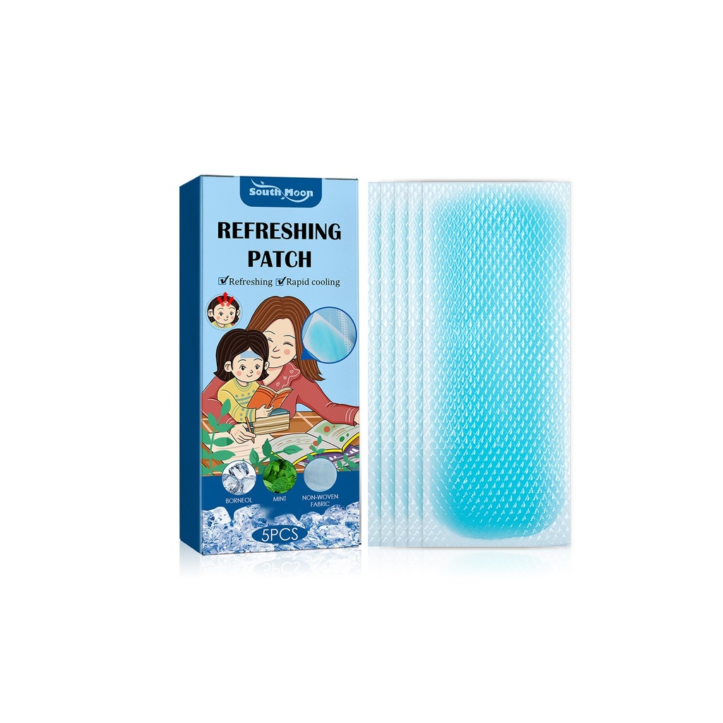 Sản phẩm giảm nhiệt South Moon, Miếng dán gel hydrogel hoạt hình, giảm nhiệt nhanh