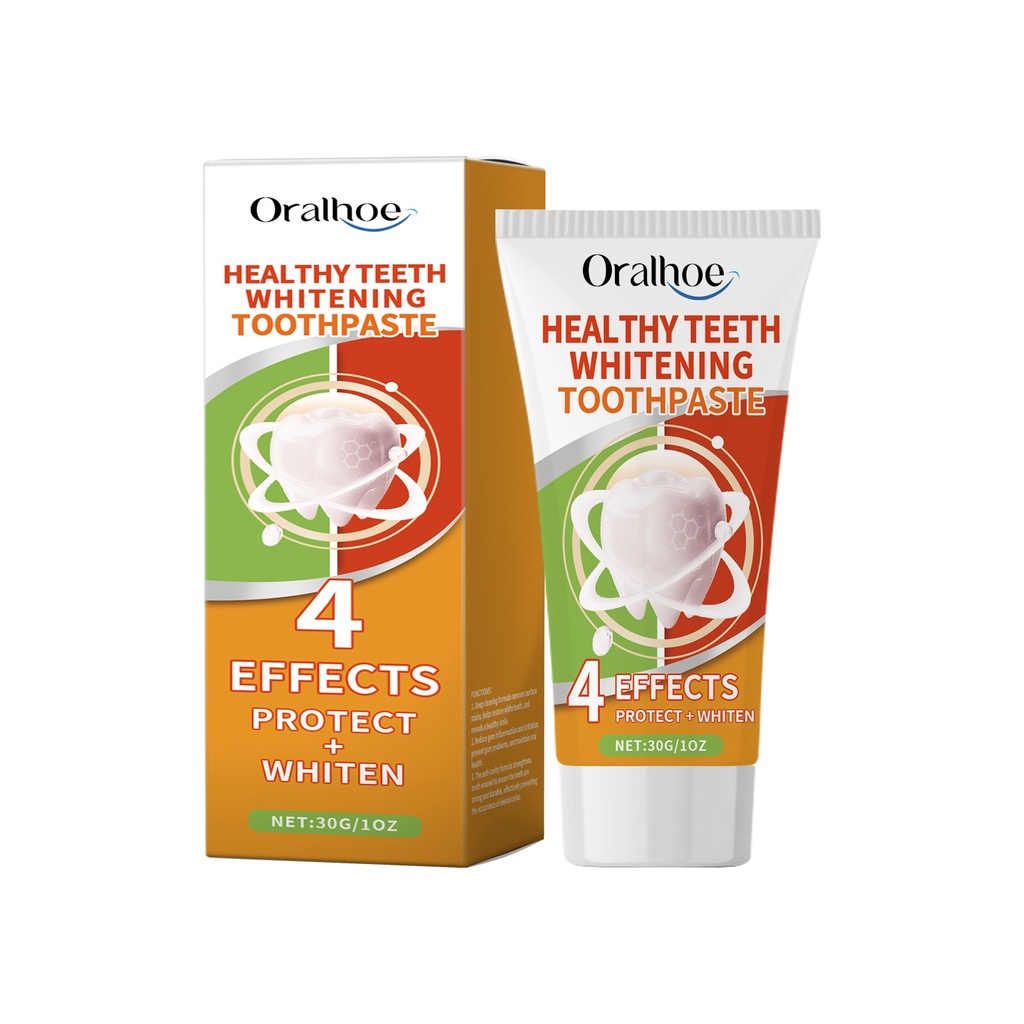 Kem đánh răng Oralhoe, làm sạch răng, loại bỏ vết bẩn, chăm sóc sức khỏe răng miệng thân thiện với môi trường