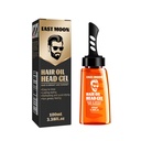 Lược sáp tóc nam East Moon, kiểu dáng retro, đầu bóng nhờn, tạo hình tóc, giữ ẩm và lâu dài