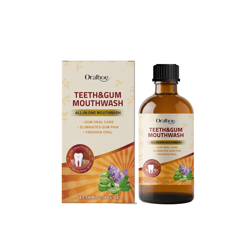 Nước súc miệng Herbal Oralhoe, thành phần thảo dược, làm sạch nhẹ nhàng răng miệng, mùi hôi, nước súc miệng chăm sóc hàng ngày