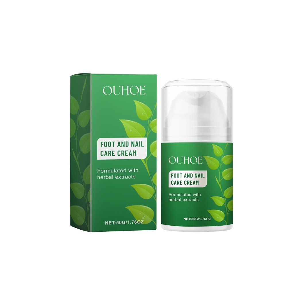Kem Chăm Sóc Móng Chân OUHOE, Treatment Dưỡng Ẩm Tay, Chân và Móng, Kem Sửa Chữa Móng Màu Xám và Chân Nứt Nẻ