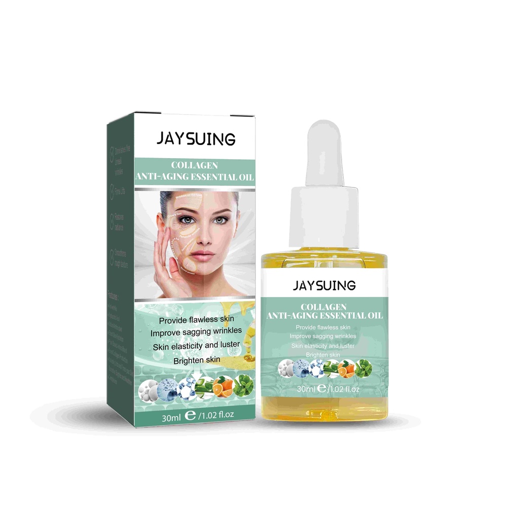 Serum Collagen Jaysuing Làm Giảm Nếp Nhăn, Cung Cấp Vòng Cung, Cấp Ẩm và Săn Chắc Da Mặt.
