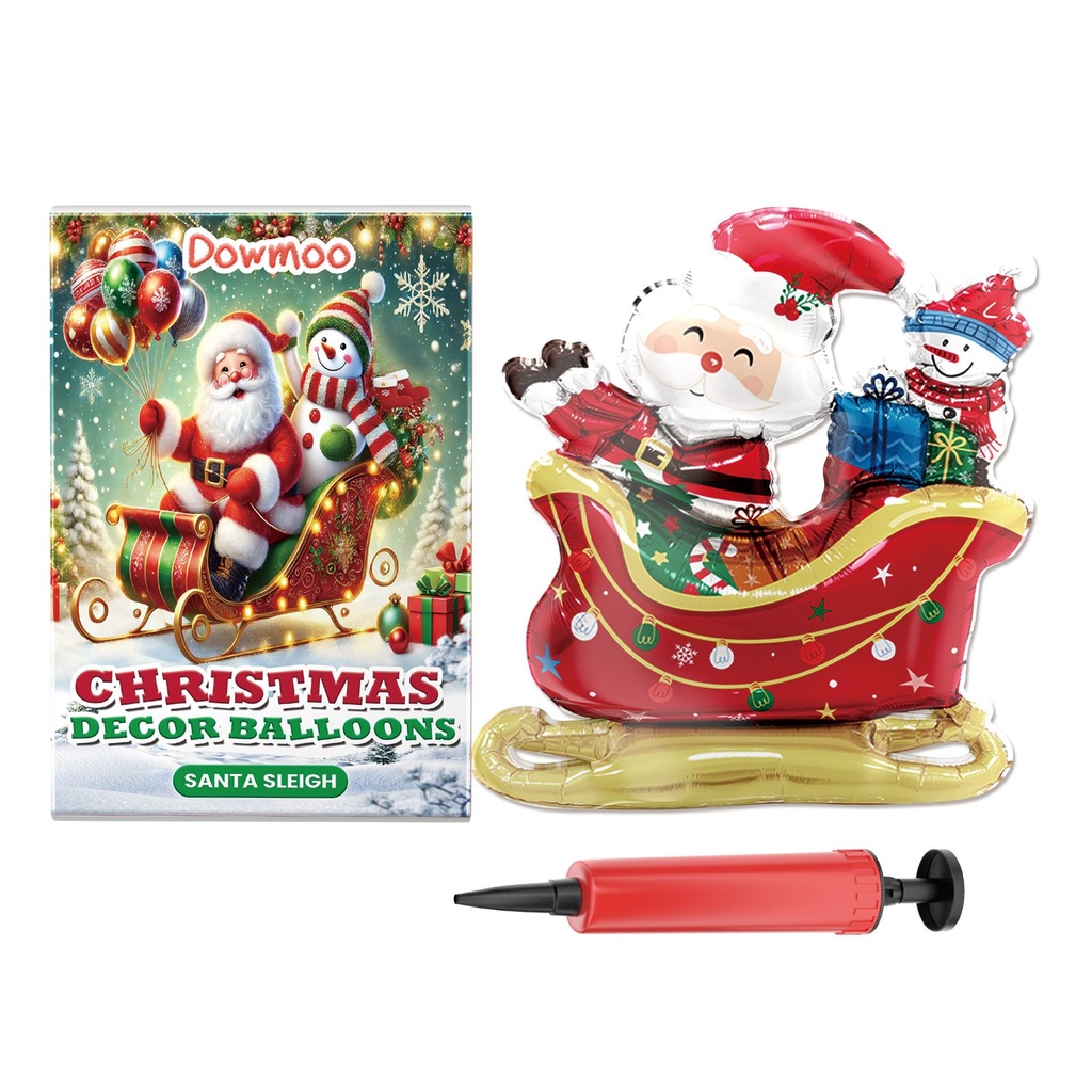 Bóng bay Giáng sinh Dowmoo, Bóng bay ông già Noel tuần lộc Cây Giáng sinh Sắp xếp không khí sự kiện