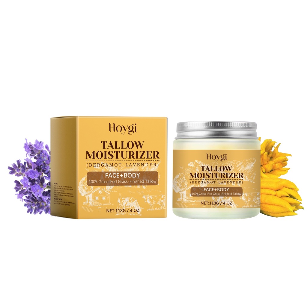 Dòng kem dưỡng ẩm bằng tallow Hoygi nhẹ nhàng nuôi dưỡng và cấp ẩm cho làn da và khóa ẩm.